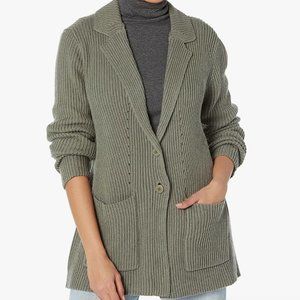 Splendid Women's Priscilla Sweater Blazer, Vintage Olive Branch